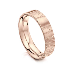 Runic Ring in 9ct Rose Gold by Sheila Fleet Jewellery