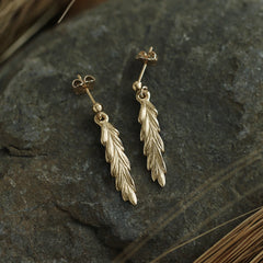 Harvest Small Drop Earrings in 9ct Yellow Gold by Sheila Fleet Jewellery