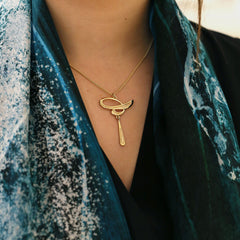 Scapa Flow Pendant in 9ct Yellow Gold by Sheila Fleet Jewellery