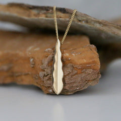 Lomond Reflections Pendant in 9ct Yellow Gold by Sheila Fleet Jewellery
