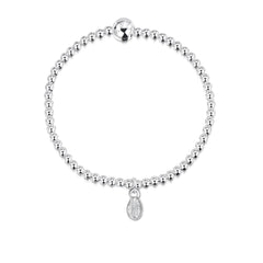 Groatie Buckie Stretch Bracelet in Sterling Silver by Sheila Fleet Jewellery