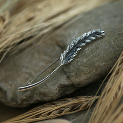 Harvest Dress Brooch in Sterling Silver by Sheila Fleet Jewellery