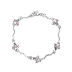 Sea Moss Bracelet in Mill Sands Enamel by Sheila Fleet Jewellery