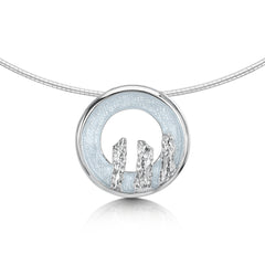Orkney Spirit Necklace in Dew Enamel by Sheila Fleet Jewellery