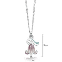 Bluebell Small Pendant Necklace in Pinkbell Enamel by Sheila Fleet Jewellery