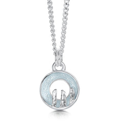 Orkney Spirit Small Pendant in Dew Enamel by Sheila Fleet Jewellery
