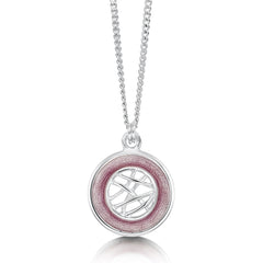 Creel Pool Pendant Necklace in Champagne Enamel by Sheila Fleet Jewellery