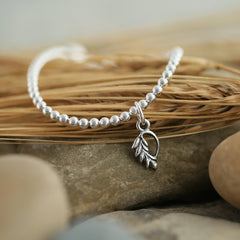 Harvest Petite Stretch Bracelet in Sterling Silver by Sheila Fleet Jewellery