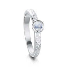 Matrix Moonstone Ring in Sterling Silver by Sheila Fleet Jewellery