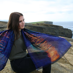 Moonlight Silk Scarf by Sheila Fleet & Kirsteen Stewart