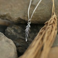 Harvest Petite Pendant in Oxidised Sterling Silver by Sheila Fleet Jewellery