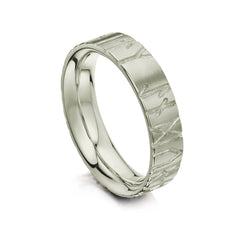 Runic Ring in Platinum by Sheila Fleet Jewellery