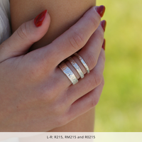 Matrix 3mm Band in Sterling Silver by Sheila Fleet Jewellery