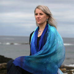 Sea & Surf Scarf by Sheila Fleet & Kirsteen Stewart