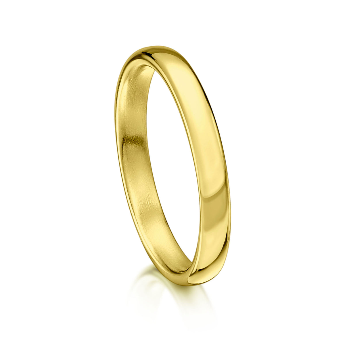 Traditional Wedding Ring in 18ct Yellow Gold - Main Image
