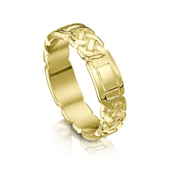 Lover’s Knot Ring in 18ct Yellow Gold by Sheila Fleet Jewellery