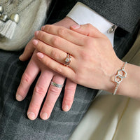 Pierowall Twist Celtic Ring in Sterling Silver by Sheila Fleet Jewellery