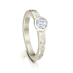 Matrix 0.40ct Diamond Ring in 9ct White Gold by Sheila Fleet Jewellery