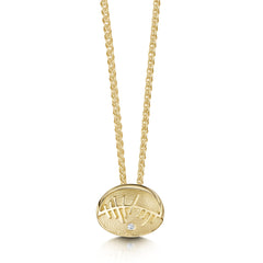 Skyran ‘She’ Small Pendant Necklace in 9ct Yellow Gold by Sheila Fleet Jewellery