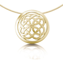 Maid of the Loch Occasion Necklace in 9ct Yellow Gold by Sheila Fleet Jewellery