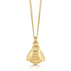 Bumblebee Pendant in 9ct Yellow Gold by Sheila Fleet Jewellery
