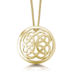 Maid of the Loch Occasion Pendant in 9ct Yellow Gold by Sheila Fleet Jewellery