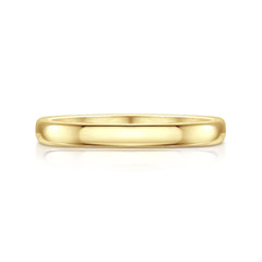 Traditional 2.5mm Wedding Ring in 9ct Yellow Gold by Sheila Fleet Jewellery