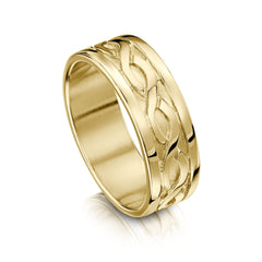 Pierowall Twist Celtic Ring in 9ct Yellow Gold by Sheila Fleet Jewellery