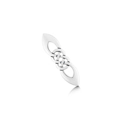 The Lover’s Knot Sterling Silver Brooch by Sheila Fleet Jewellery