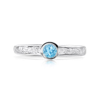 Matrix Blue Topaz Ring in Sterling Silver by Sheila Fleet Jewellery