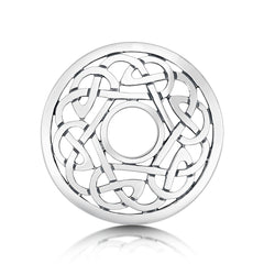 Celtic Brooch in Sterling Silver by Sheila Fleet Jewellery
