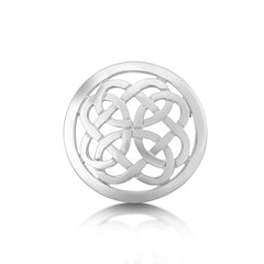 Maid of the Loch Dress Brooch in silver by Sheila Fleet Jewellery