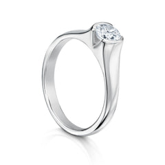 North Star 5mm Cubic Zirconia Ring by Sheila Fleet Jewellery