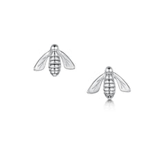 Honeybee Small Stud Earrings in Sterling Silver by Sheila Fleet Jewellery
