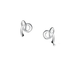 Tidal Stud Earrings in Sterling Silver by Sheila Fleet Jewellery