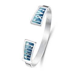 Runic Bangle in Skaill Enamel by Sheila Fleet Jewellery