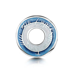 Skyran Enamel Brooch in Sterling Silver by Sheila Fleet Jewellery