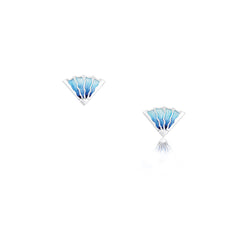 Ocean Enamel Stud Earrings by Sheila Fleet Jewellery