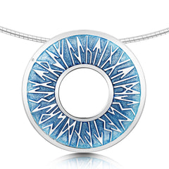 Runic Dress Necklace in Skaill Enamel by Sheila Fleet Jewellery