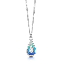 Tidal Treasures Petite Pendant in Ocean Hue Enamel by Sheila Fleet Jewellery (EP00205-OCHUE)