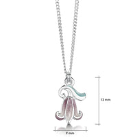 Bluebell Petite Pendant Necklace in Pinkbell Enamel