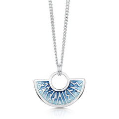 Runic Small Pendant Necklace in Skaill Enamel by Sheila Fleet Jewellery