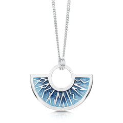 Runic Pendant Necklace in Skaill Enamel by Sheila Fleet Jewellery