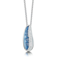 Skyran Enamel Dress Pendant Necklace in Sterling Silver by Sheila Fleet Jewellery