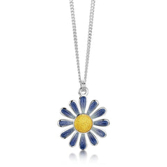 Coloured Daisies Small Pendant in Lilac Haze Enamel by Sheila Fleet Jewellery