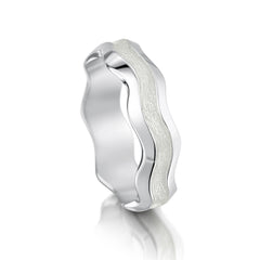 Sands of Time Ring in Crystal Enamel by Sheila Fleet Jewellery