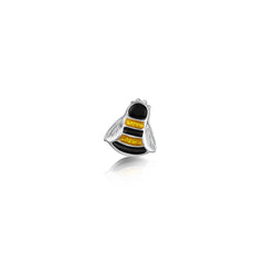 Bumblebee Small Lapel Pin in Sterling Silver by Sheila Fleet Jewellery.