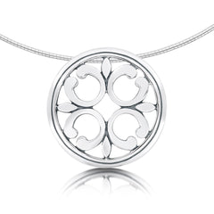 Cathedral ‘St Magnus II’ Dress Necklace in Sterling Silver by Sheila Fleet Jewellery