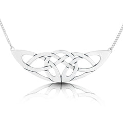 The Lover’s Knot Sterling Silver Occasion Necklace by Sheila Fleet Jewellery