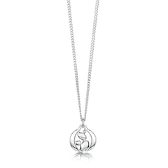 Captivate Small Pendant Necklace in Sterling Silver by Sheila Fleet Jewellery